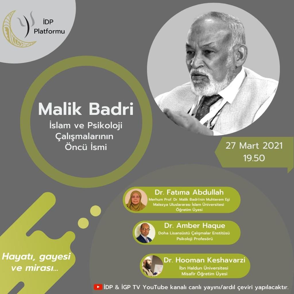 Dr. Malik Badri’yi Anma Programı