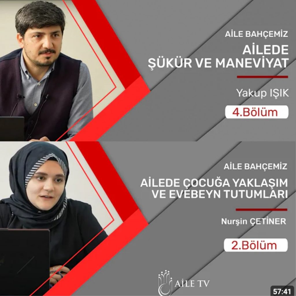 Platform Üyelerimiz Kln. Psk. Yakub Işık ve Kln. Psk. Nurşin Çetiner, Aile TV’ye Konuk Oldular