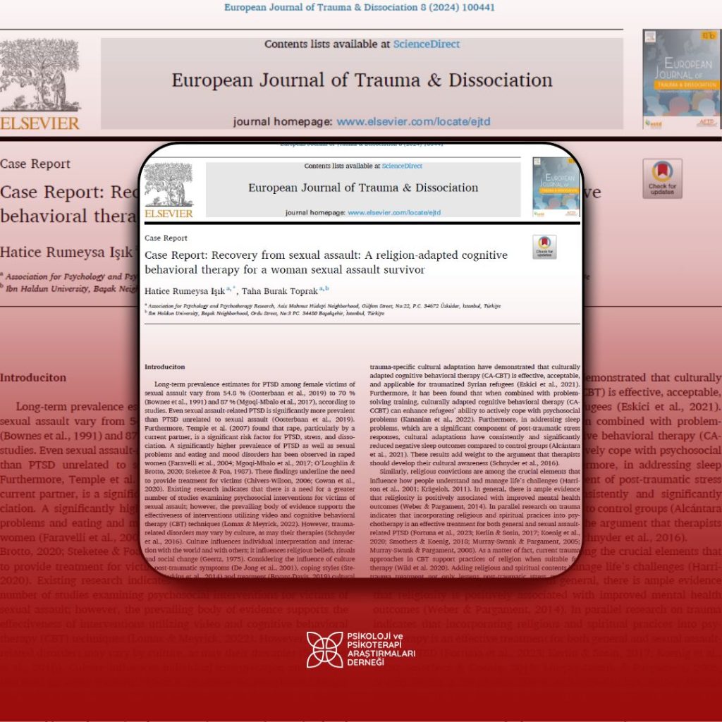 Case Report: Recovery from Sexual Assault: A Religion-Adapted Cognitive Behavioral Therapy for a Woman Sexual Assault Survivor Case Report: Recovery from Sexual Assault: A Religion-Adapted Cognitive Behavioral Therapy for a Woman Sexual Assault Survivor